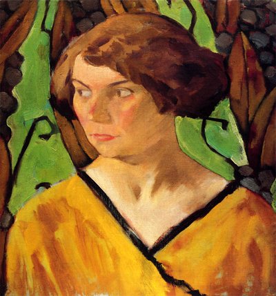 Portrait of a Girl by Koloman Moser